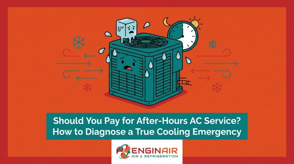 Should You Pay for After-Hours AC Service? How to Diagnose a True Cooling Emergency 1 Should You Pay for After-Hours AC Service? How to Diagnose a True Cooling Emergency — featured image